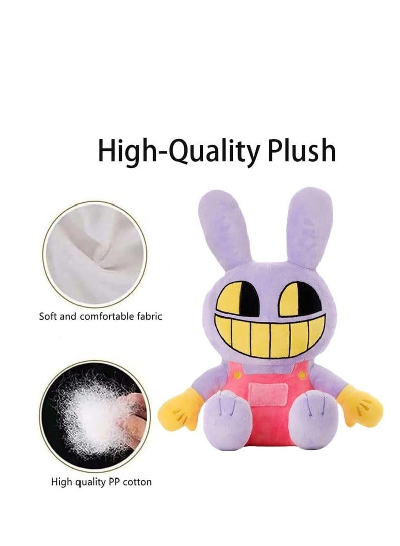 The  Amazing Digital Circus Plush Doll - Cute Cartoon  Stuffed Animal Plushie Doll Perfect Pomni Jester Collectible Toy for Kids and Fans Ideal Birthday Gift  35cm