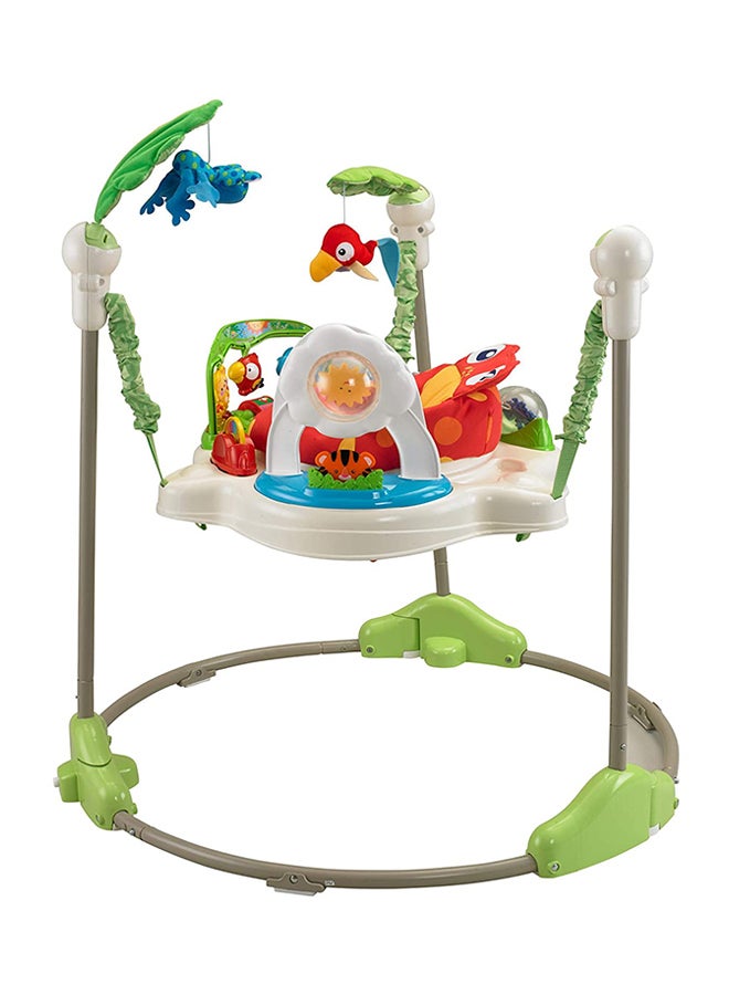 Compact Design Baby Jumper Walker With Activity Seat and Removable Rattle Toys