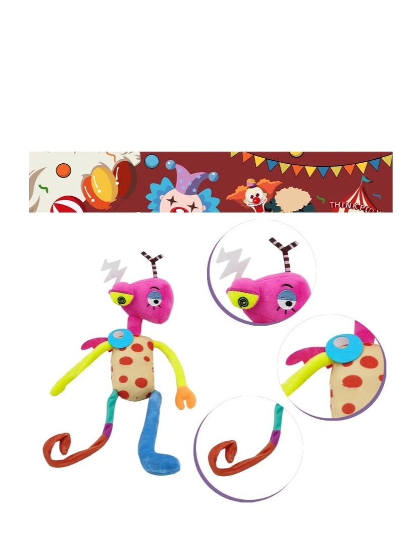 The  Amazing  Digital Circus Plush Doll - Cute Cartoon  Stuffed Animal Plushie Doll Perfect Pomni Jester Collectible Toy for Kids and Fans Ideal Birthday Gift  30cm