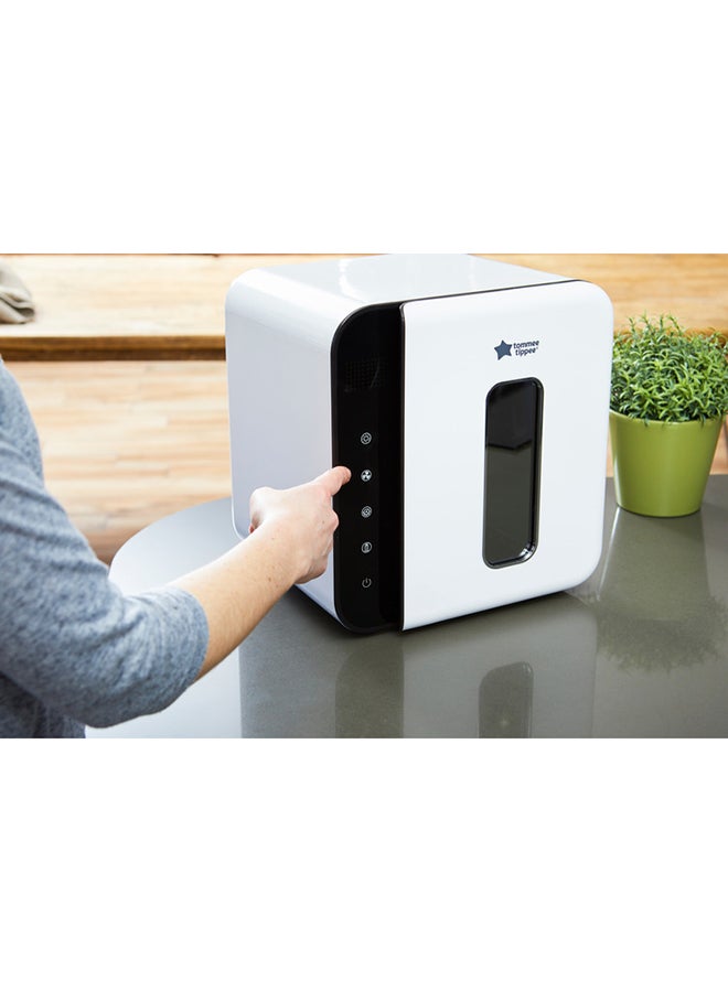 UV 3-in-1 Sterilizer And Dryer For Baby Bottles Accessories, Kills 99.9% Of Bacteria And Viruses, Steam And Water Free, White