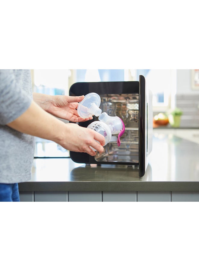 UV 3-in-1 Sterilizer And Dryer For Baby Bottles Accessories, Kills 99.9% Of Bacteria And Viruses, Steam And Water Free, White