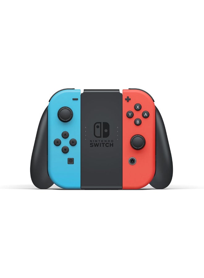 Switch OLED (2021) Model - Neon Blue & Red Joy Con (Intl Version)