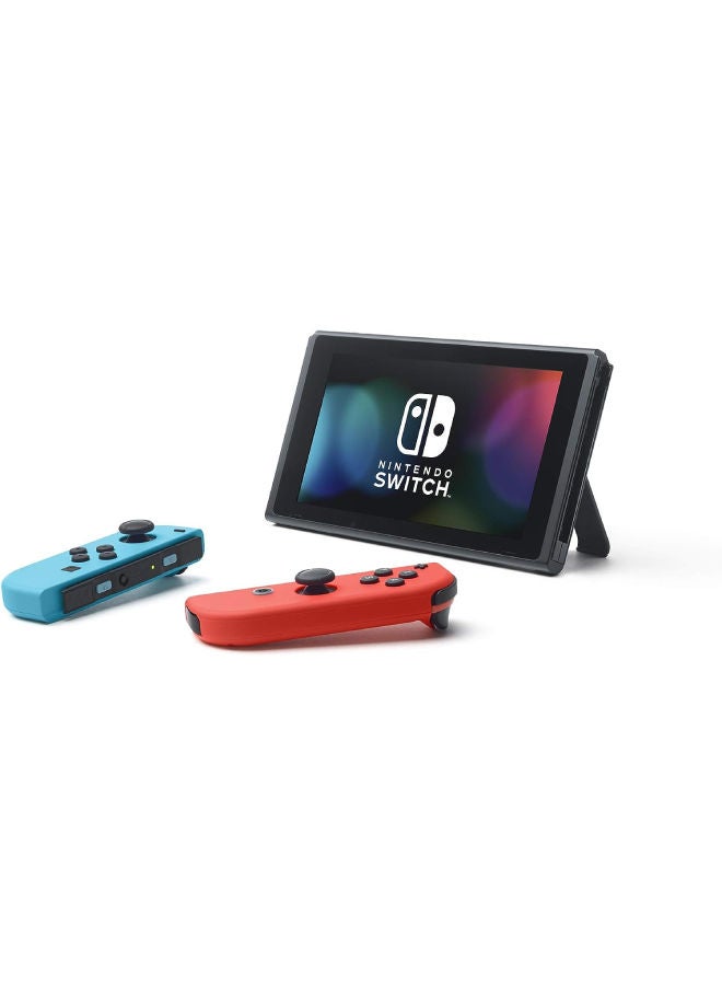 Switch OLED (2021) Model - Neon Blue & Red Joy Con (Intl Version)