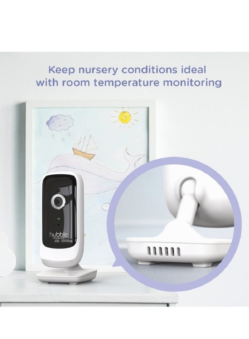Hubble Connected Nursery View Premium - Baby Monitor For Infants / Babies - 5