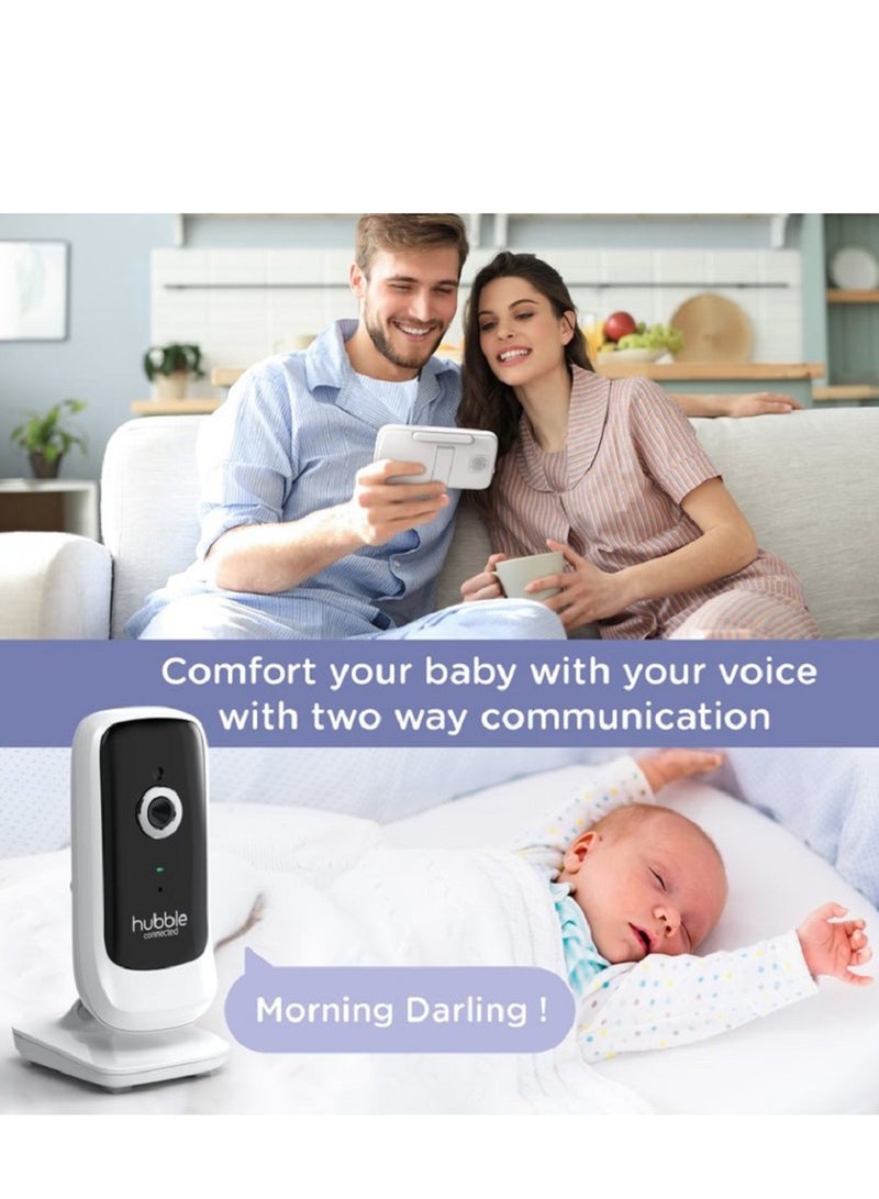 Hubble Connected Nursery View Premium - Baby Monitor For Infants / Babies - 5