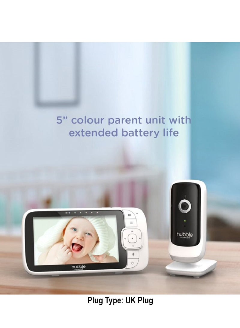 Hubble Connected Nursery View Premium - Baby Monitor For Infants / Babies - 5