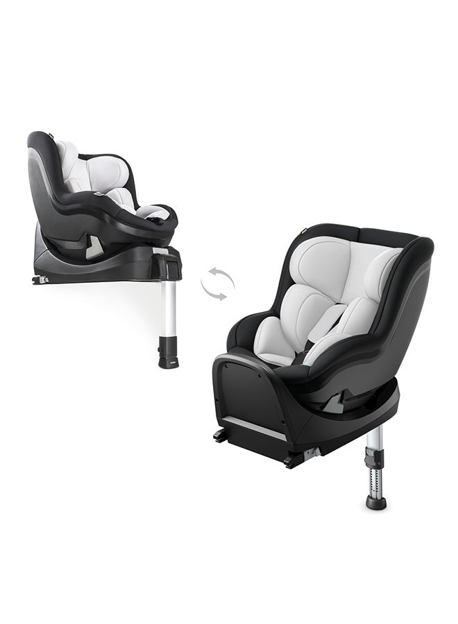 Ipro Kids Set Car Seats, plus Base, iSize, Rear-facing from 40-105cm body size, Forward-Facing From 76cm Body Size, 0M+ To 4Y - Lunar