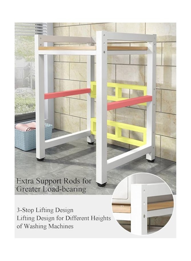 Dryer Stand - Over Washer Storage Rack with 400KG Load Capacity - Stacking Kit for Front Loader Washing Machines & Tumble Dryers - Enhance Laundry Room Organization alkhayam