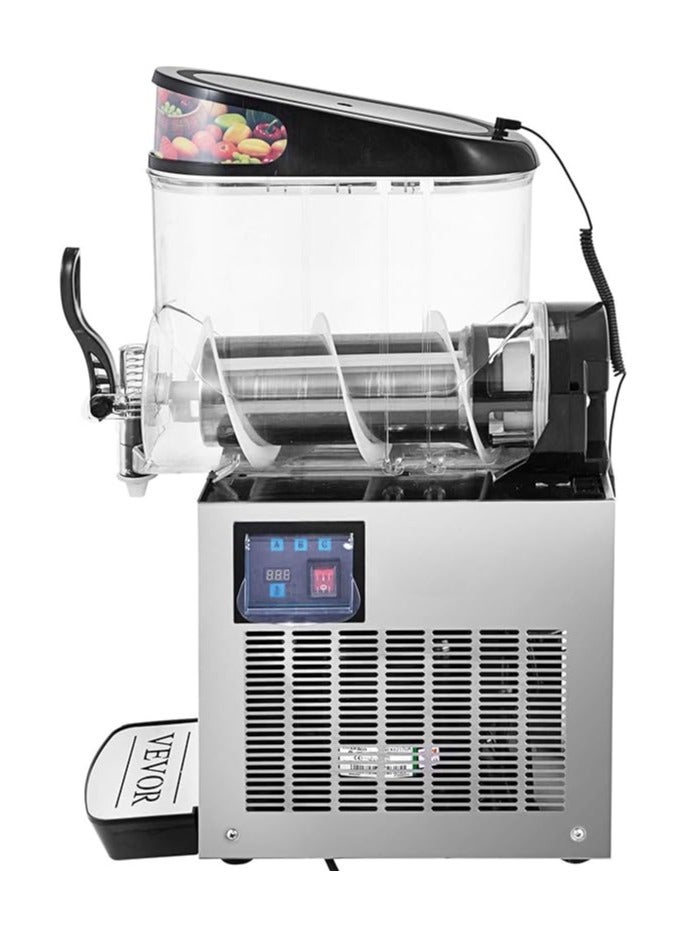 Al khayam Commercial Slushy Machines 12L Slushy Machine 220V Slush Frozen Drink Machine Freezing Drink Dispenser Slushy Making Machine Single Tank Suitable for Commercial Use