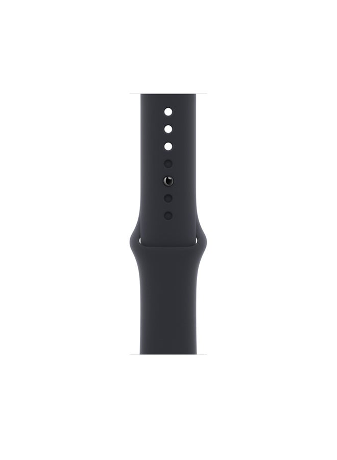 Watch Series 8 GPS + Cellular 45mm Stainless Steel Case With Midnight Sport Band