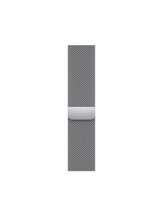 Watch Series 8 GPS + Cellular 45mm Stainless Steel Case With Silver Milanese Loop