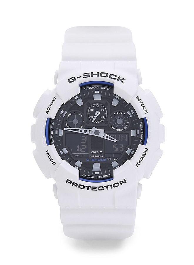 Men's Water Resistant Analog/Digital Watch GA-100B-7ADR