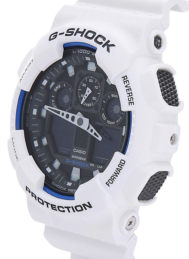 Men's Water Resistant Analog/Digital Watch GA-100B-7ADR