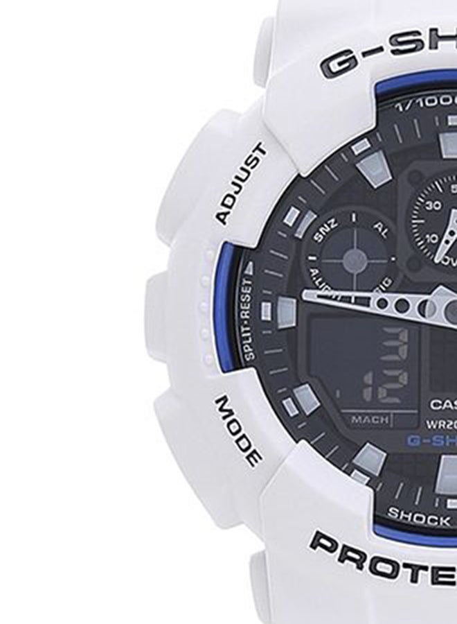Men's Water Resistant Analog/Digital Watch GA-100B-7ADR