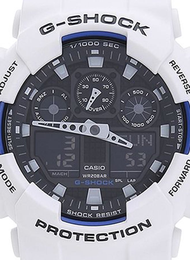 Men's Water Resistant Analog/Digital Watch GA-100B-7ADR