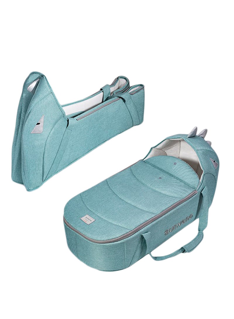 Foldable Travel Carry Cot - Green