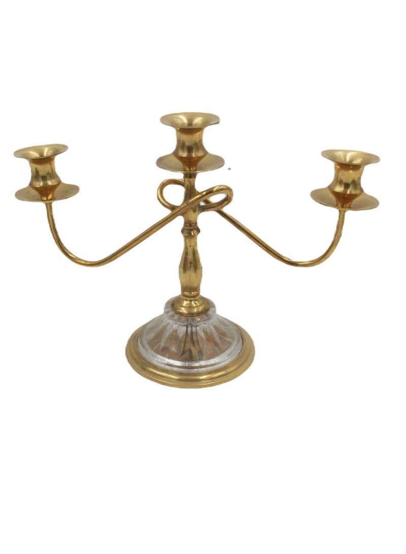 Brass Candle Stand Three In one