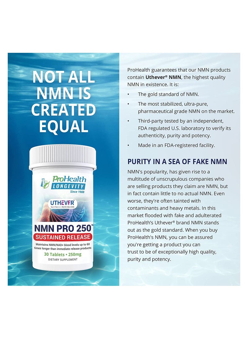 Longevity NMN Pro 250 Sustained Release