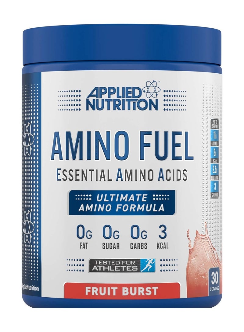 Amino Fuel EAA Essential Amino Acids, Fruit Burst Flavor, 30 Servings, 390gm