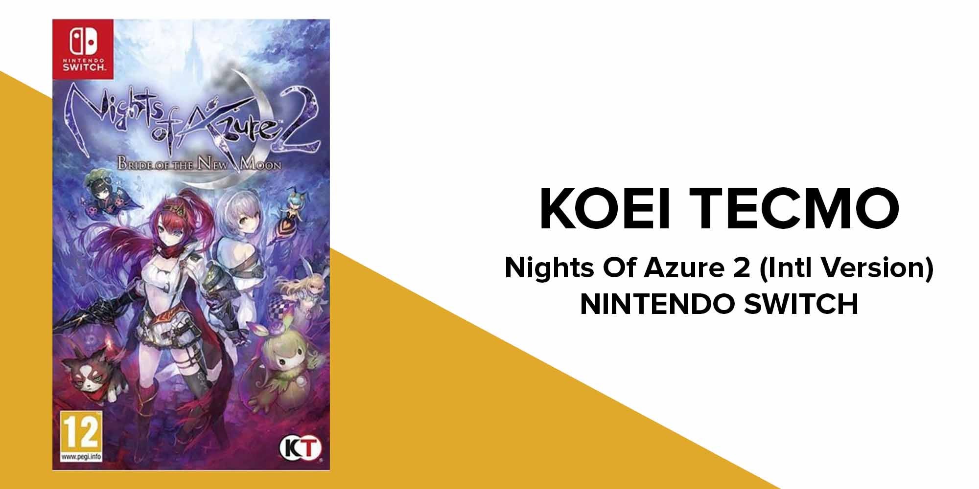 Nights Of Azure 2 (Intl Version) - Role Playing - Nintendo Switch