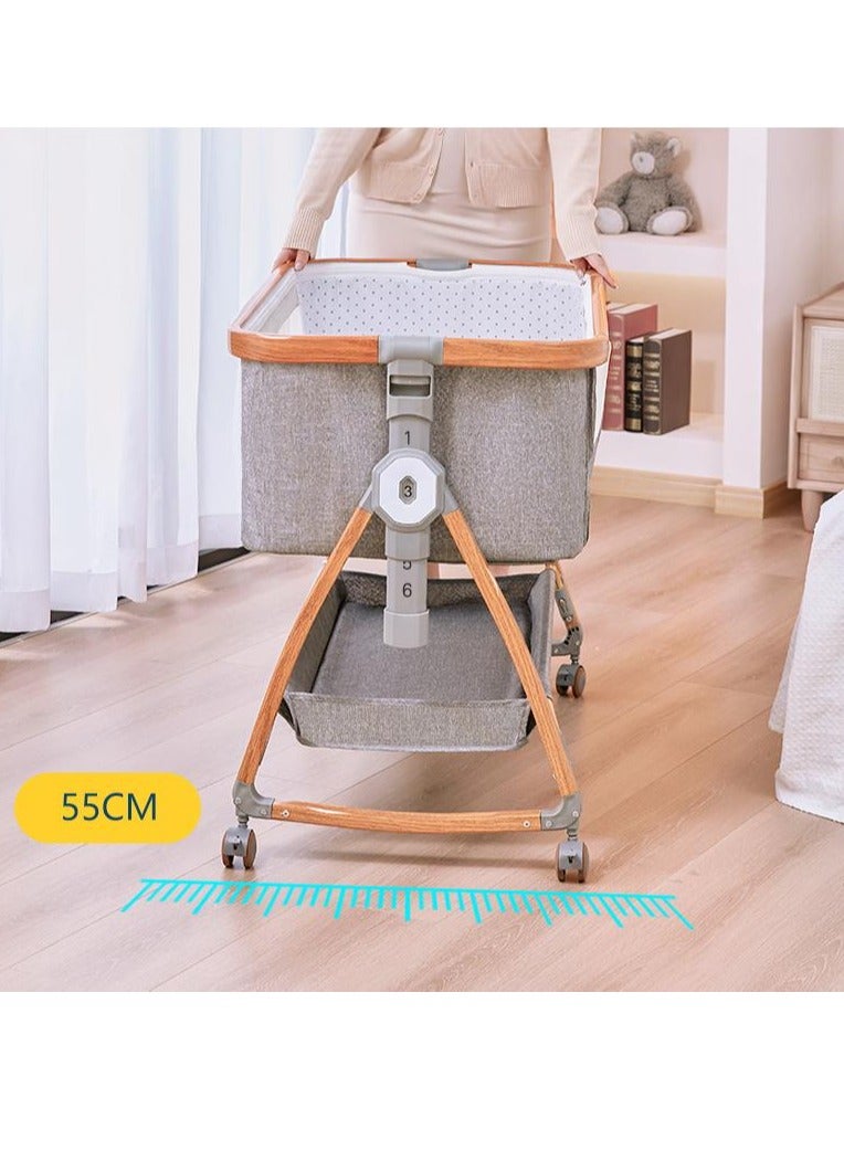 Neonatal Mosquito Net Bed, Foldable Portable Child/Baby Splicing Bed, Side Bed, Cradle Bed
