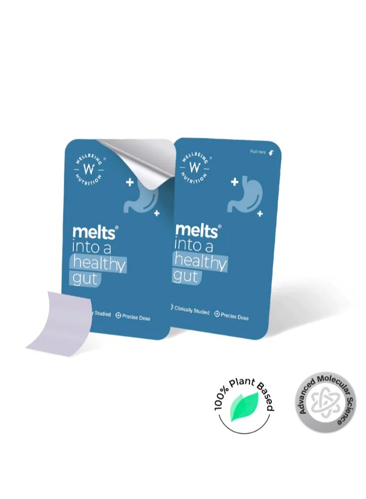 Wellbeing Nutrition Melts Healthy Gut (30 Oral Strips)