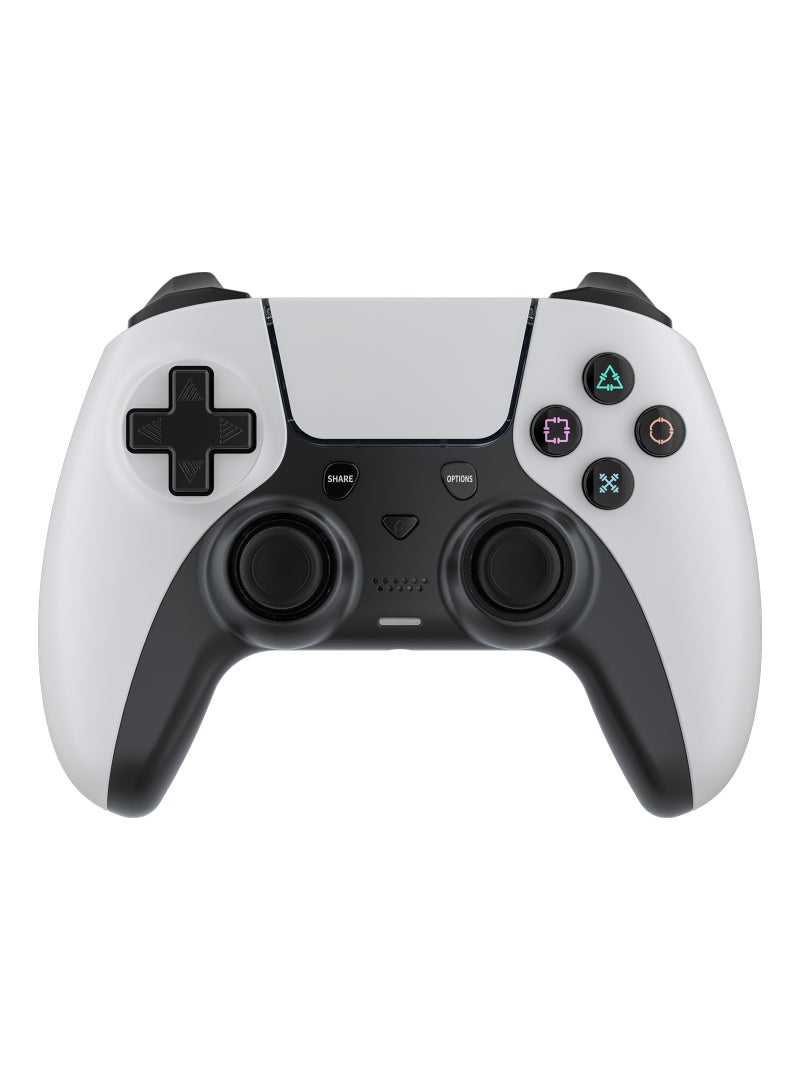 Gaming PS4 Gamepad Controller 600mAh - White/Black