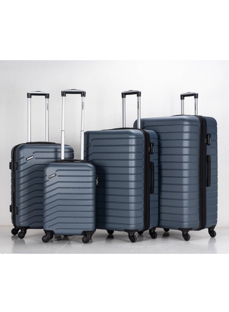 Suitcase Set of 4 PCS ABS Hardside Travel Luggage Bag