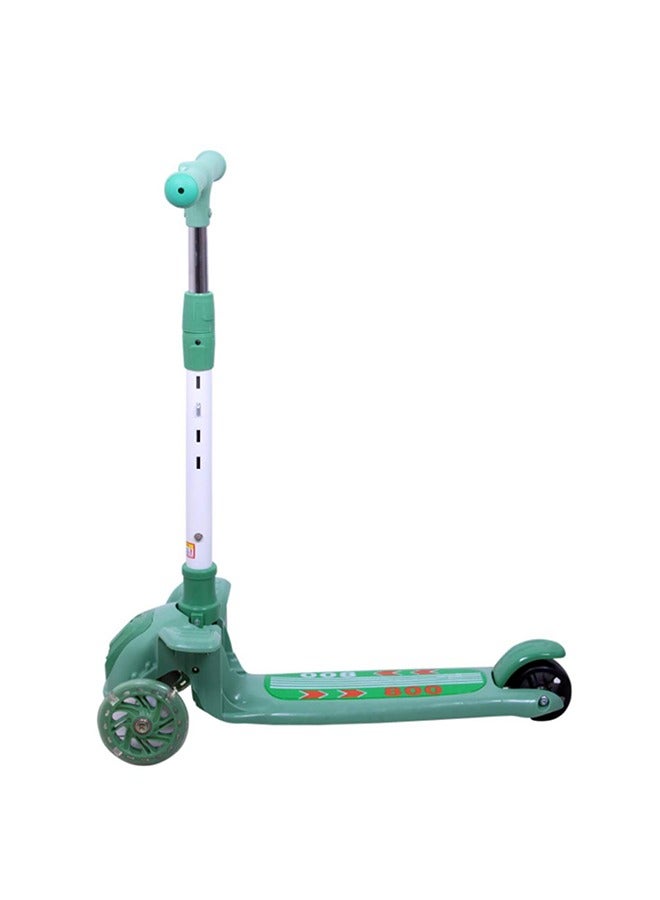 Scooter for Kids,3 Wheel Kid Scooter with Foldable & Height Adjustable Handle for Boy Girl Age 3-14 Year,Lean to Steer,Non-Slip Deck,Scooter for Toddler with LED Light Wheel and Music