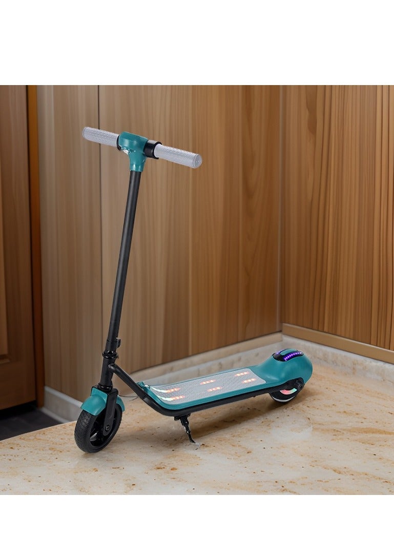 24V Electric Folding Scooter For Kids Green