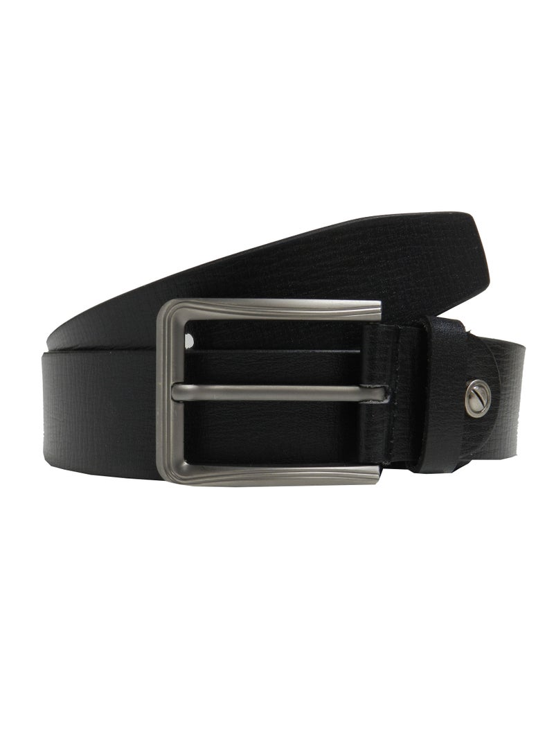 GENUINE LEATHER 40 MM FORMAL AND CASUAL BLACK BELT FOR MENS