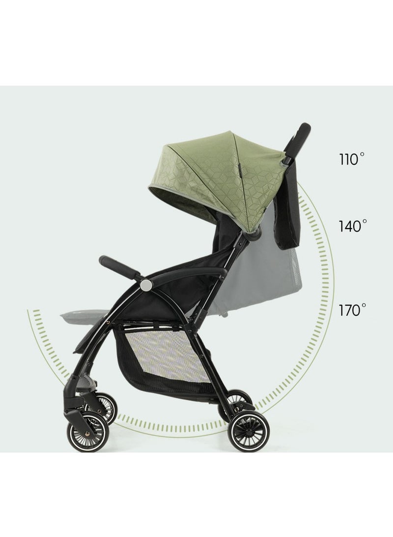 Folding Shock-Proof Stroller, Four-Wheeled Stroller, Baby Stroller for 0-3 Years Old, Stroller Stroller, Portable