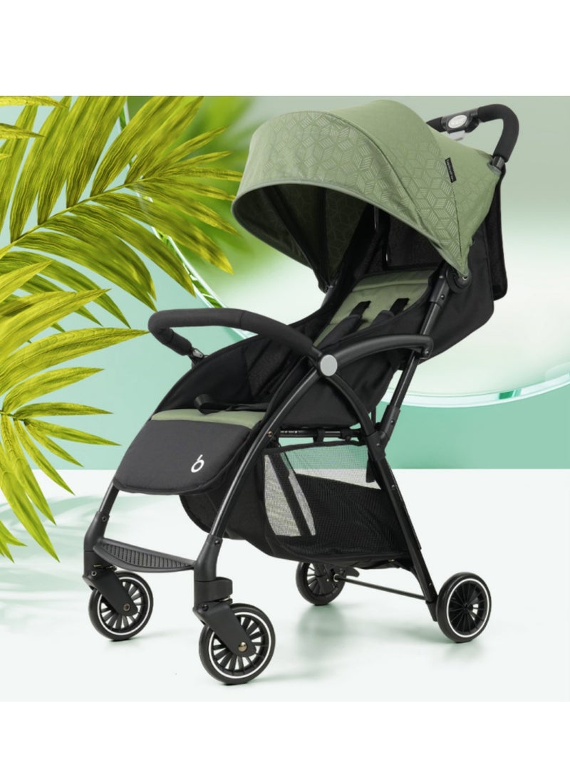 Folding Shock-Proof Stroller, Four-Wheeled Stroller, Baby Stroller for 0-3 Years Old, Stroller Stroller, Portable