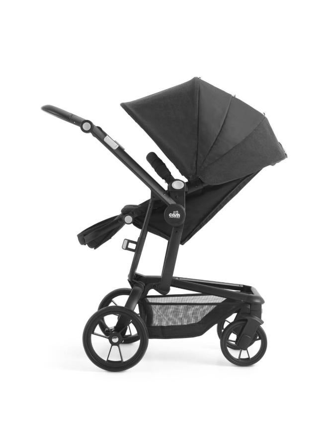 Taski Sport Baby Travel System - Black - Super Compact And Lightweight Travel System, Very Spacious, From 0 To 4 Years Old, 22 Kg, Rocking Function, Made In Italy, Aluminium Frame