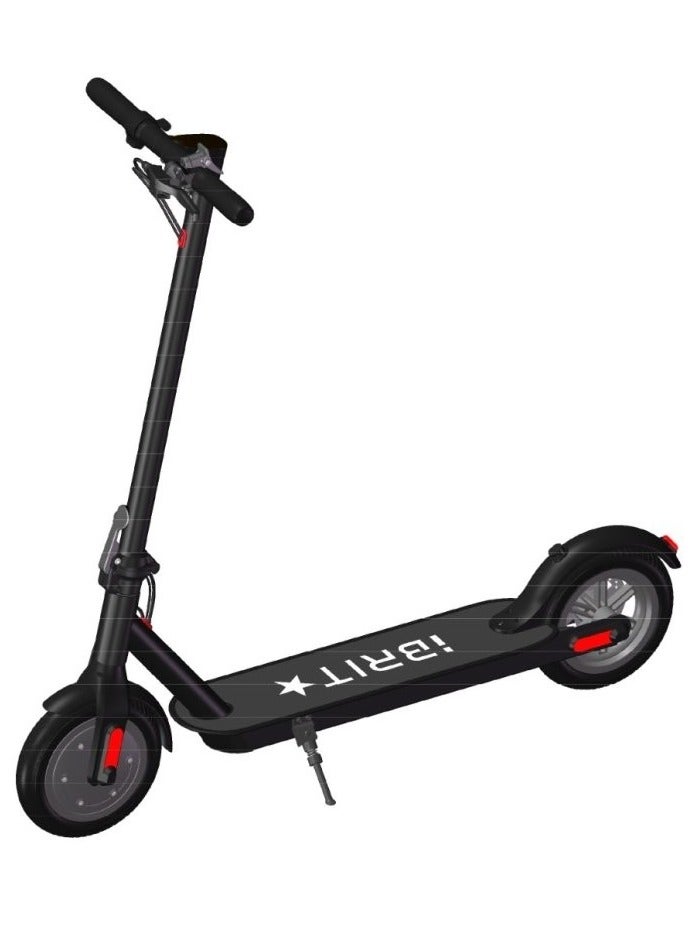 Rush Pro Foldable Electric Scooter with Solid Tyre Black