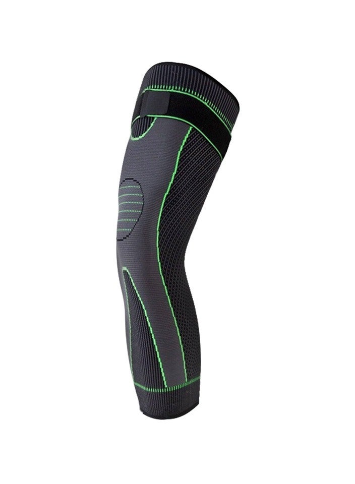 1 Pcs Compression Knee Pads Support Lengthen Stripe Sport Sleeve