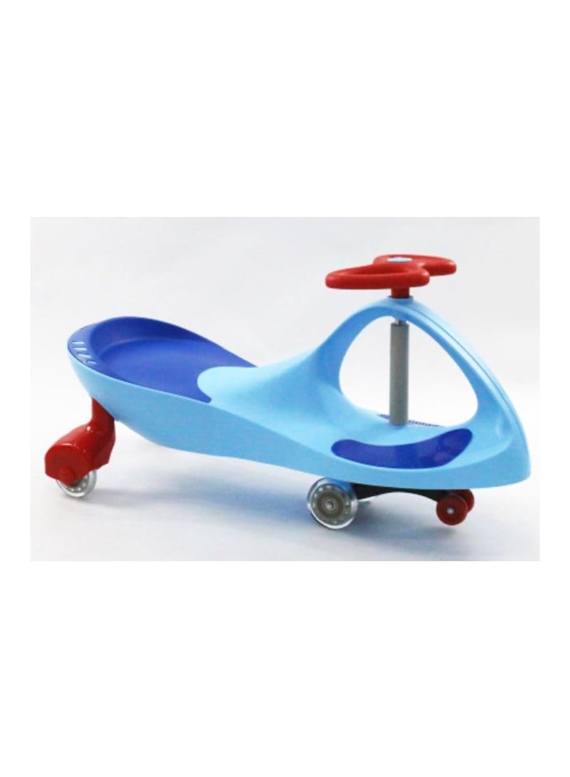 Swing Car with Silent Wheel - Blue