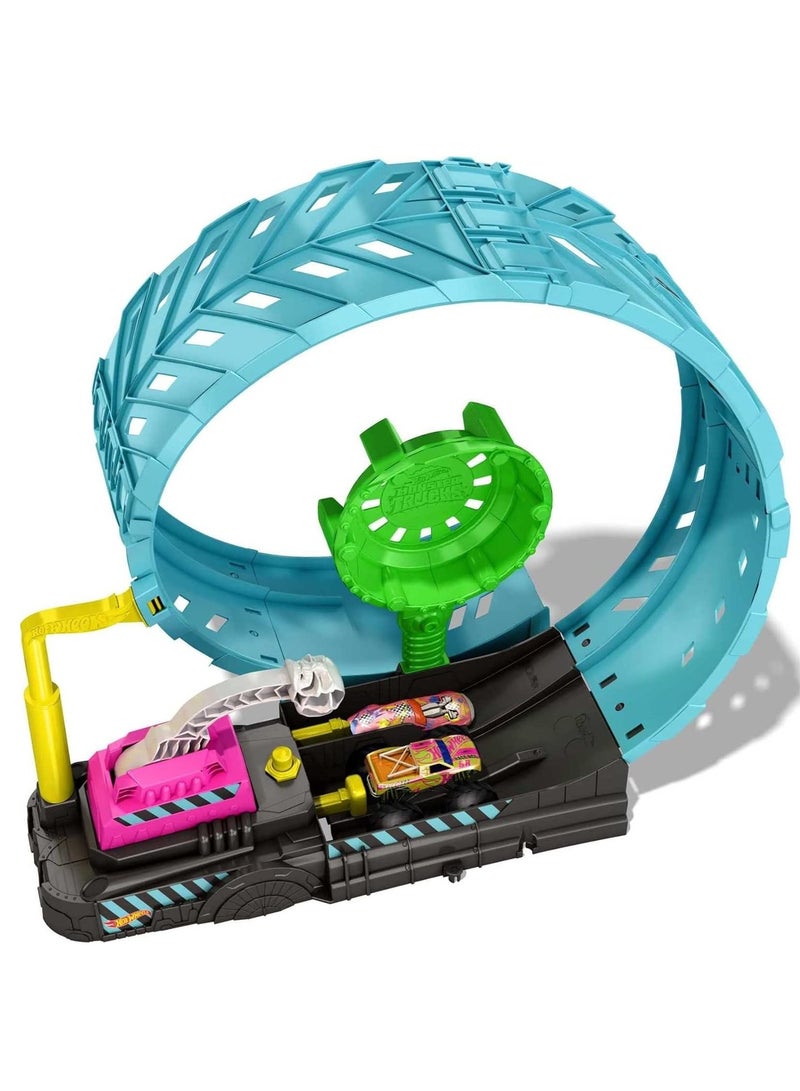 Monster Trucks Glow In The Dark Epic Loop Challenge