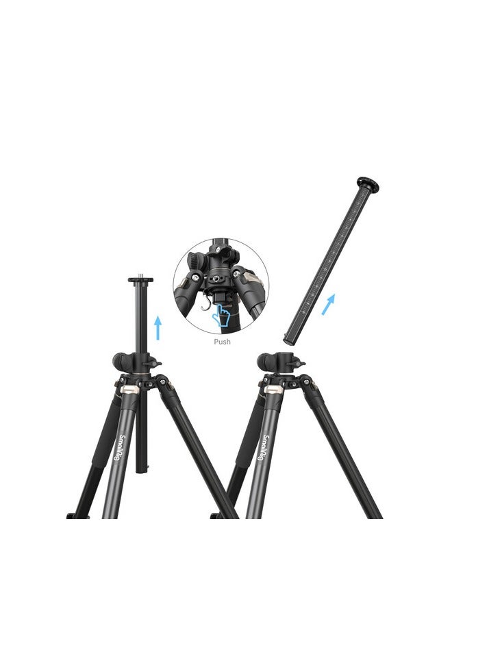 SmallRig CT200 Lateral Center Column Aluminum Tripod with Monopod 4288