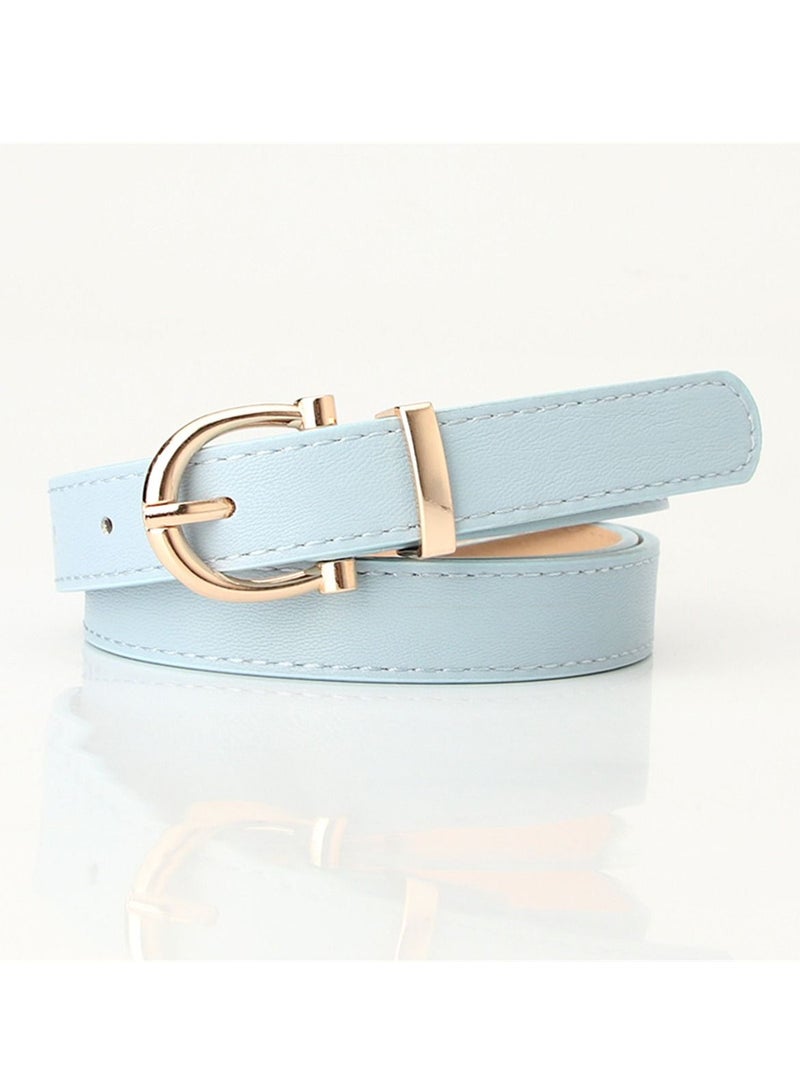 Fashion Student Jeans Accessorize With Skinny Belt Clothing 104cm Blue
