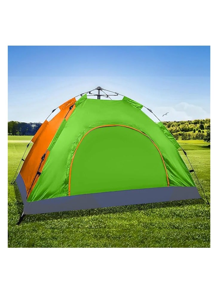 Automatic Pop-Up Camping Tent with Double Sided Zip For Adults UV Protection Lightweight Ideal Hiking Picnic Fishing Beach Portable Outdoor Sun Shade Cabana Solution Hydraulic Dome