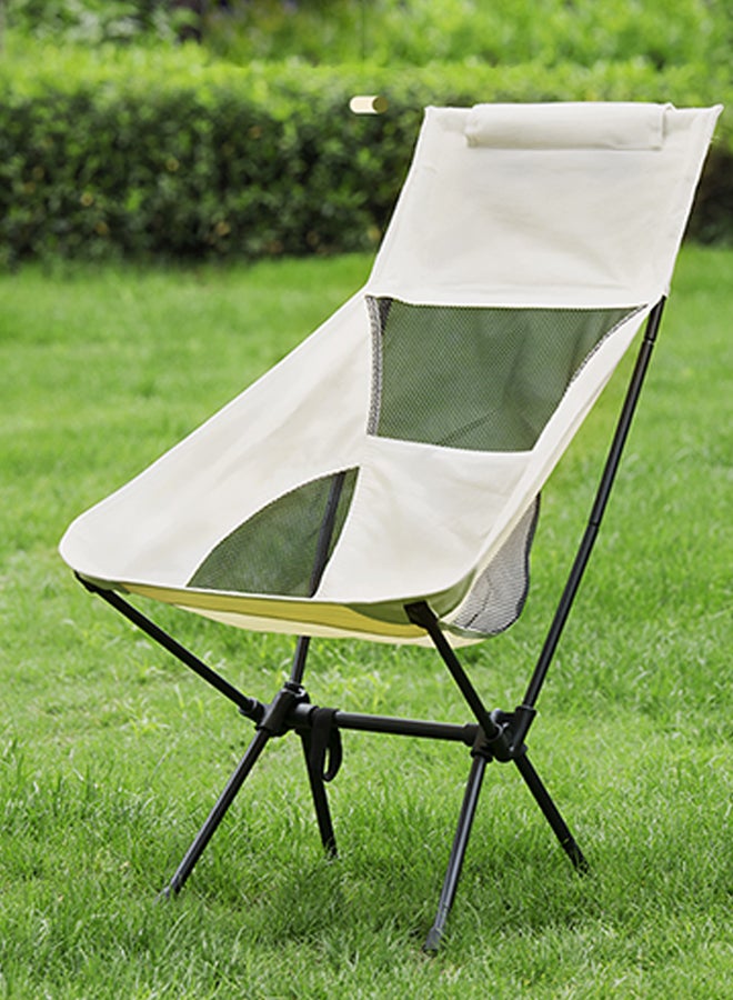 Camping Chair Portable Folding Chairs with Storage Bag High Back Oxford Cloth Portable Collapsible Chairs for Outdoor Camp Picnic Hiking Beach Lawn Travel