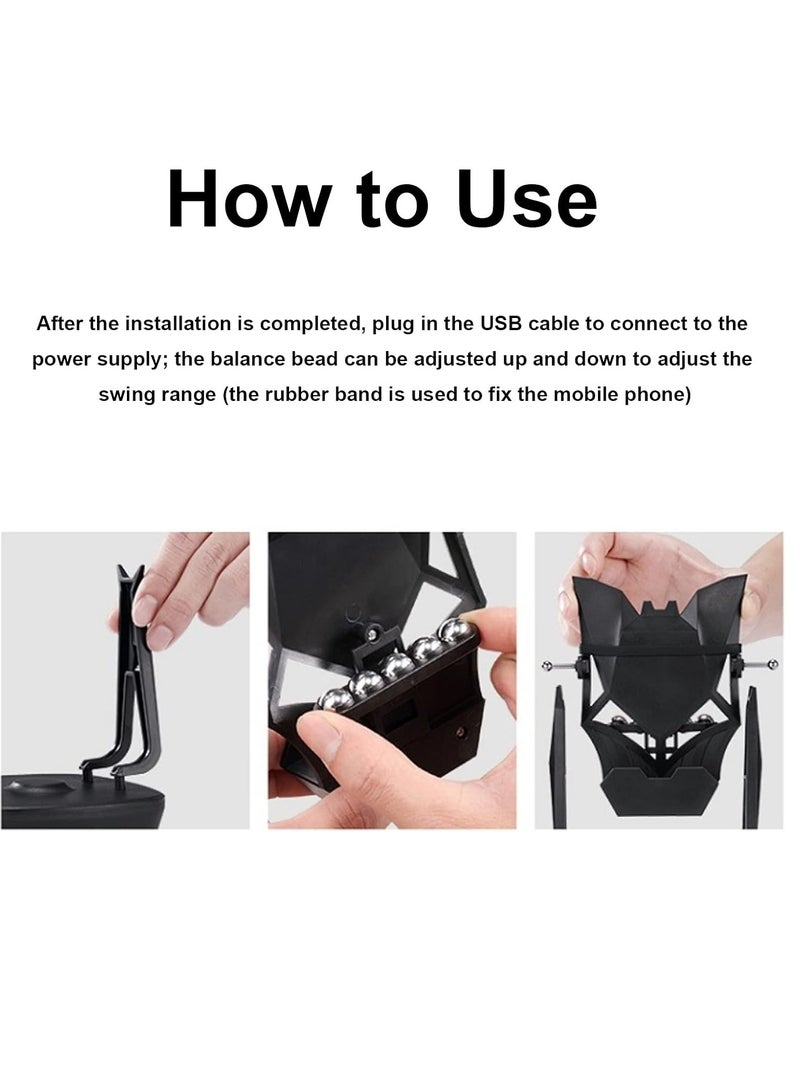 Automatic Phone Swing Device - Mobile Pedometer Step Booster for Earning Quick Steps, Ideal for Home Exercise and Lazy Users