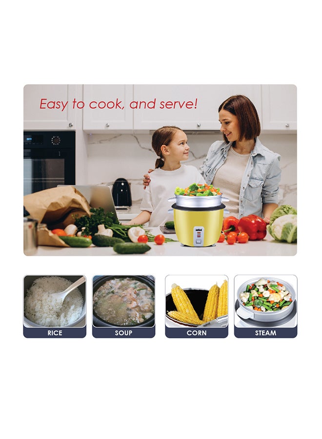 RICE COOKER 2.8 L 1000 W SF2507RC-2.8L BS BLUE, GREEN, YELLOW, RED