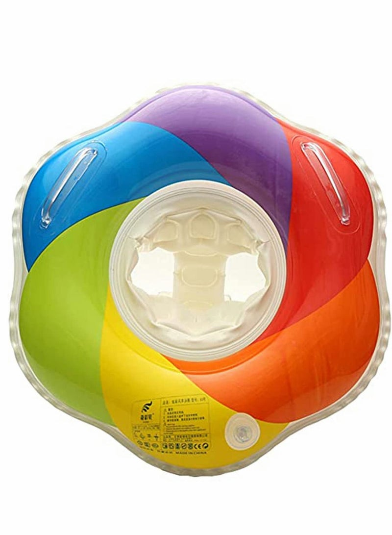 Swimming Ring Baby Float Seat Inflatable Baby Pool Swim Ring Float Infant Toddler Swimming Ring with Handles