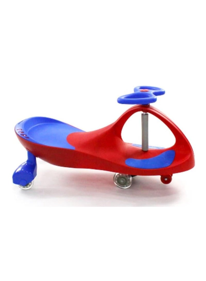 Swing Car with Silent Wheel Red/Blue