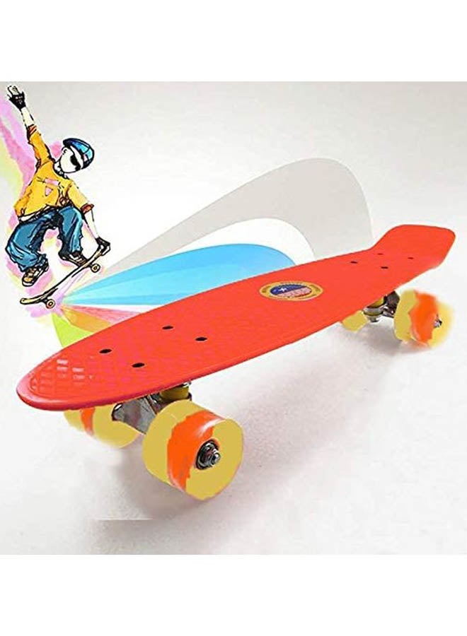 Single-Warped Fish Plate Skateboard