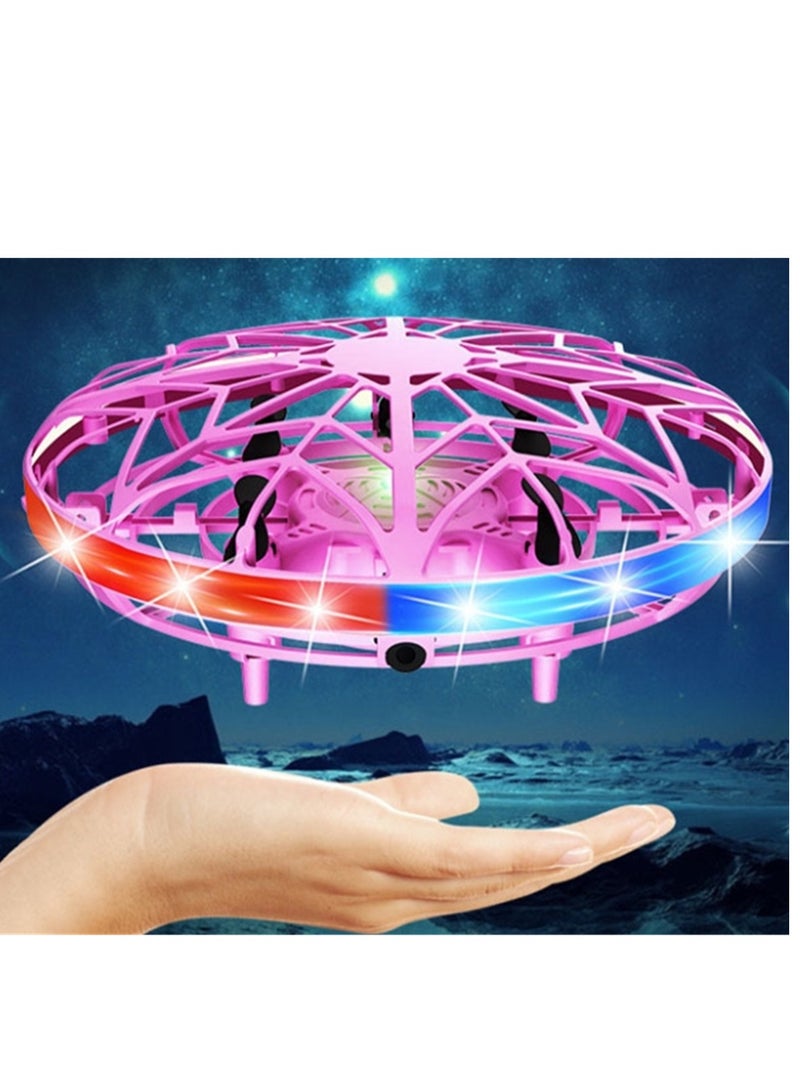 ufo induction aircraft intelligent remote control helicopter luminous sense novel stunt small four-axis toy