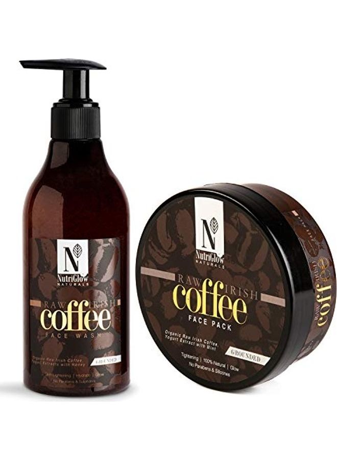 Natural's Raw Irish Coffee Combo - Face Wash And Face Pack Clear 300grams