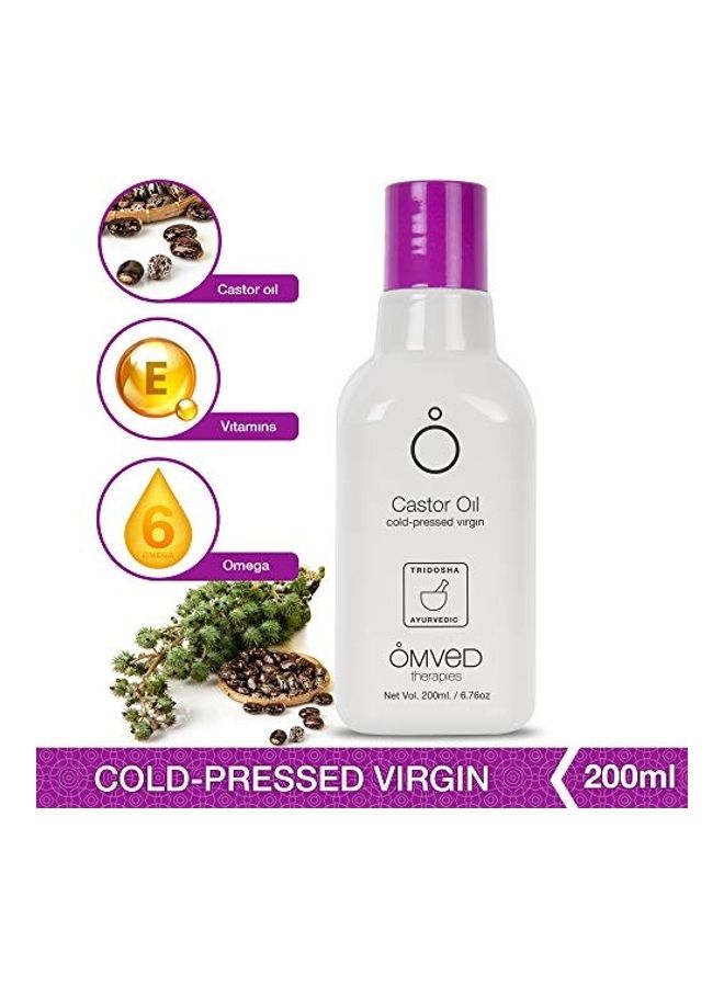 Organic Virgin Castor Oil Clear 200ml